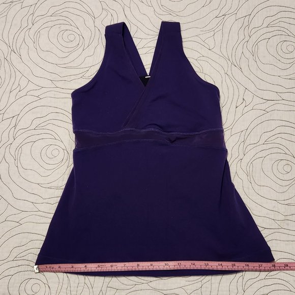 [6] Purple Lululemon Deep V Athletic Tank - Picture 13 of 14